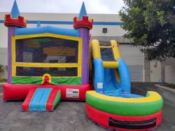 Mega Easy Combo Castle 5 in 1 Wet Slide