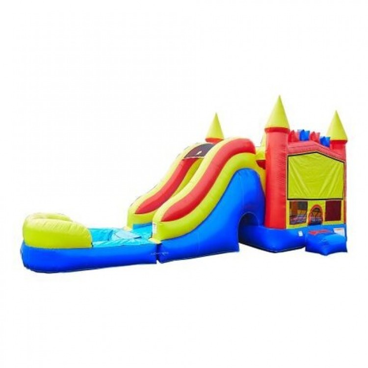 6 in 1 Castle dry slide