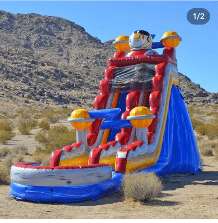 19 FT Astronaut Wet Slide